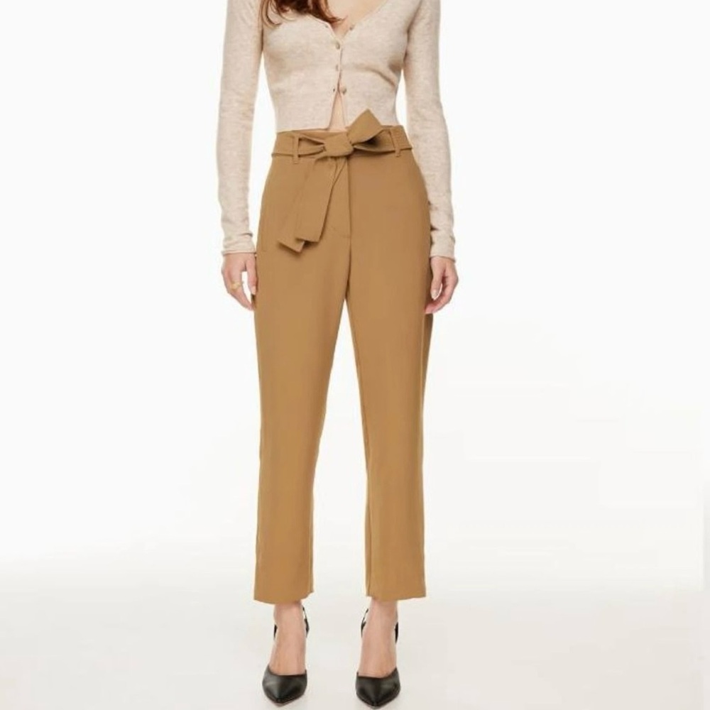 Aritzia Wilfred Tie Front Pants 8